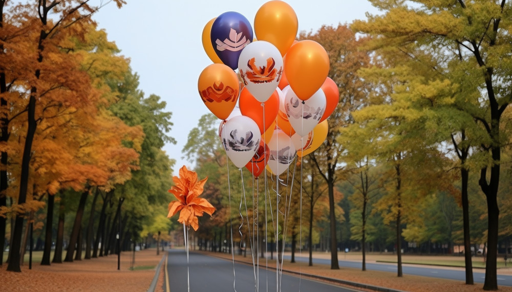 L'effet des saisons sur les campagnes de street marketing avec ballons et drapeaux